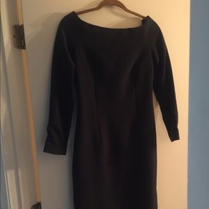 Formal/ evening black knee length dress